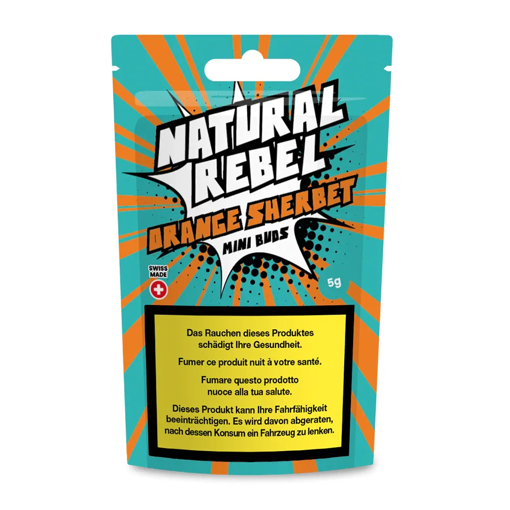 Natural Rebel Mini Buds Orange Sherbet