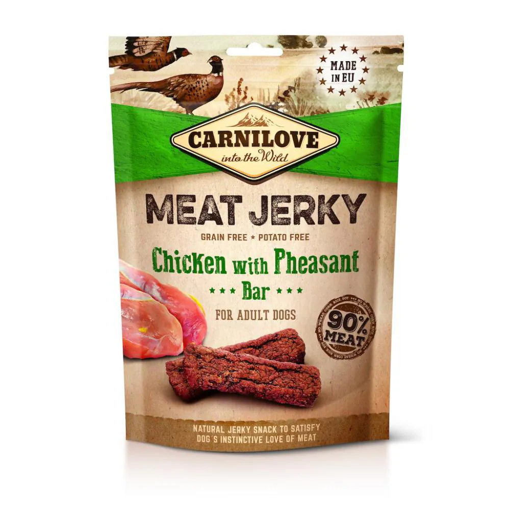 Carnilove Meat Jerky Chicken with Pheasant Bar