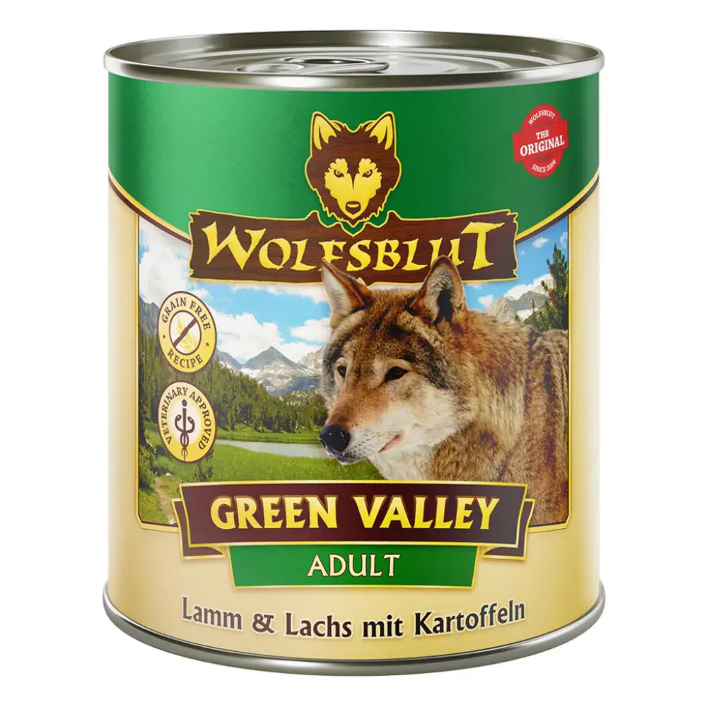 Wolfsblut Adult Green Valley Lamm und Lachs mit Kartoffel