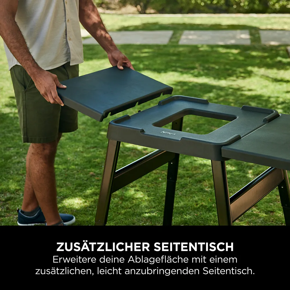 Ninja Woodfire höhenverstellbares Grillgestell mit Seitentisch