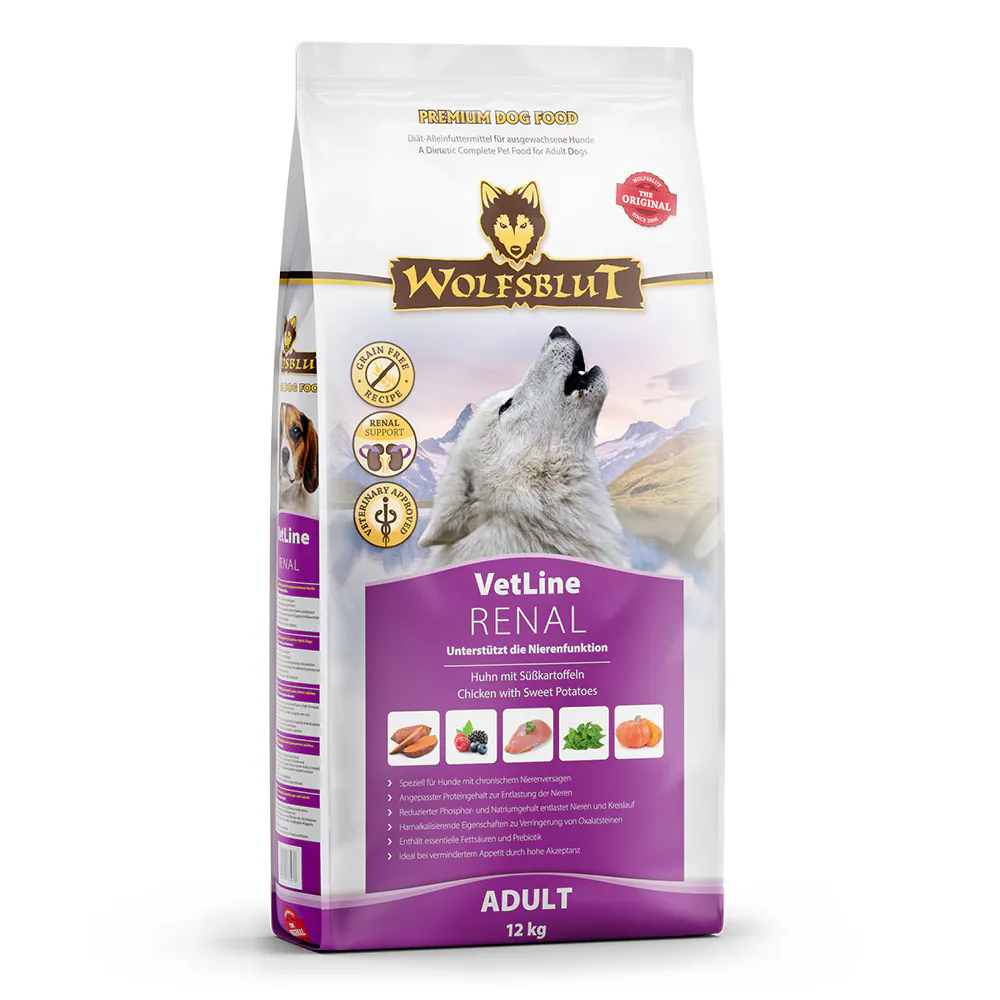 Wolfsblut VetLine Renal Adult Huhn mit Süsskartoffeln