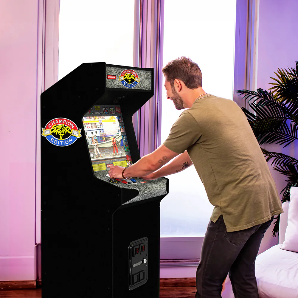 Arcade1Up Street Fighter II Deluxe Capcom 14-in-1 Wifi