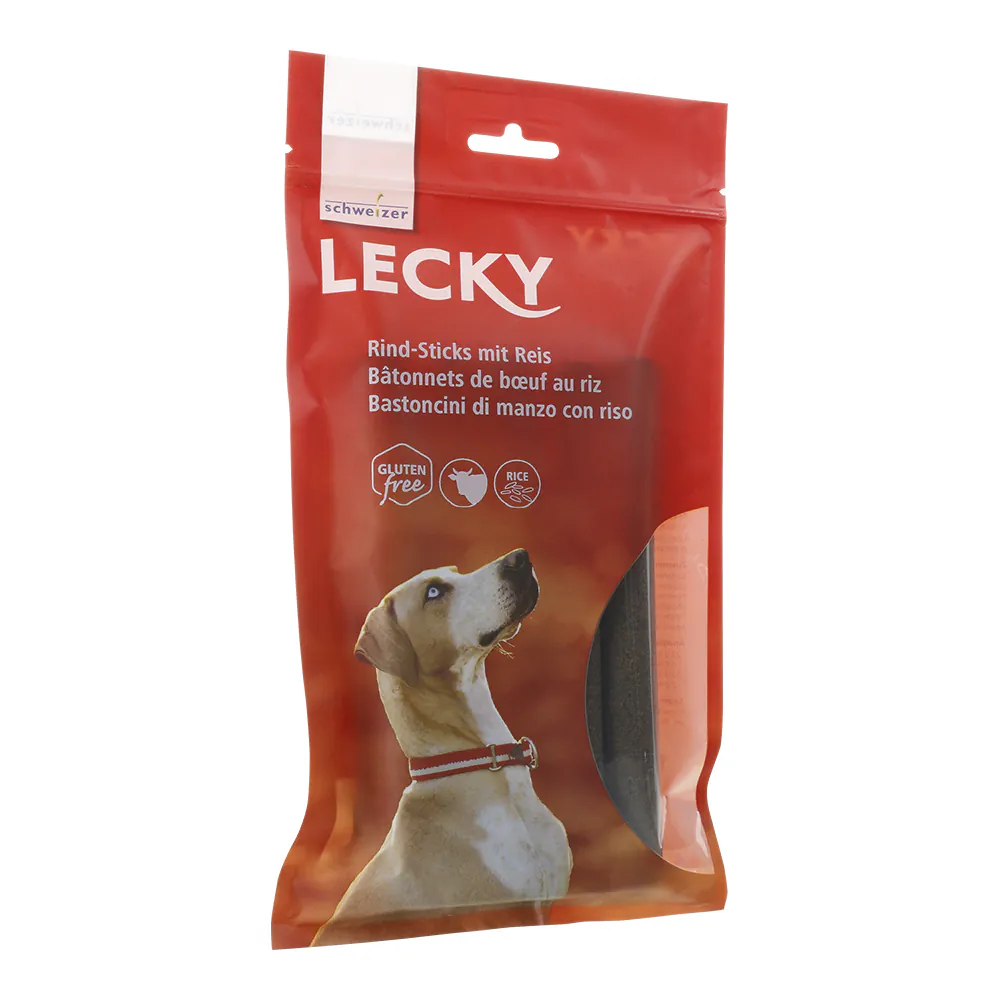 Lecky Rind Sticks mit Reis