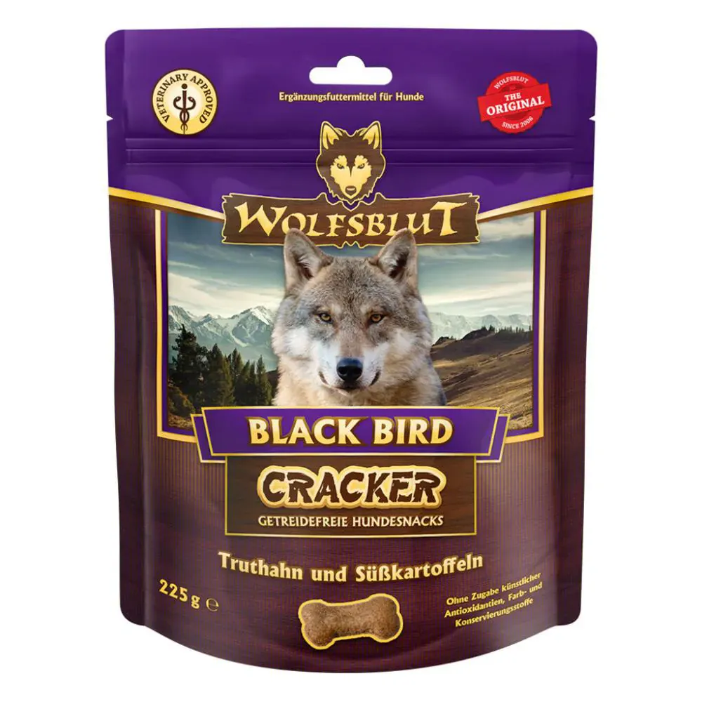 Wolfsblut Black Bird Cracker Truthahn mit Süsskartoffel