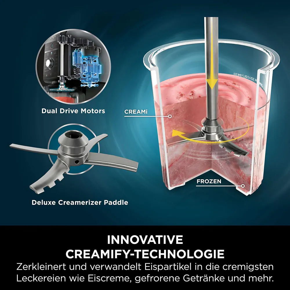 Ninja Creami Deluxe Eismaschine NC502CH