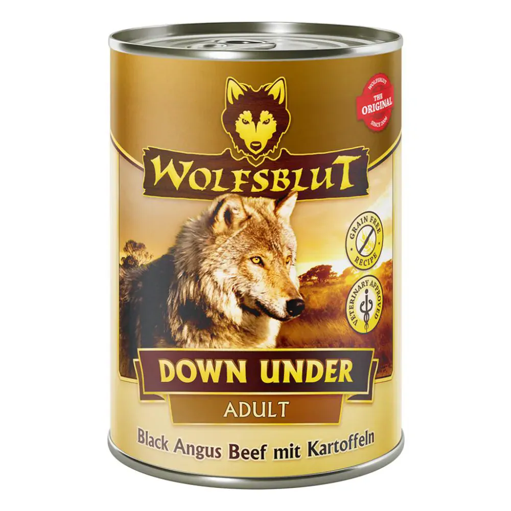 Wolfsblut Adult Down Under Black Angus Beef mit Kartoffel