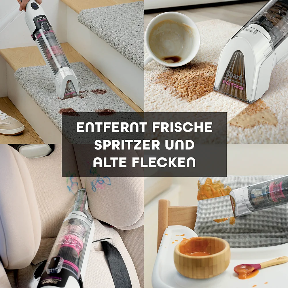 Shark HX100CHT StainForce Wireless Flecken- und Polsterreiniger