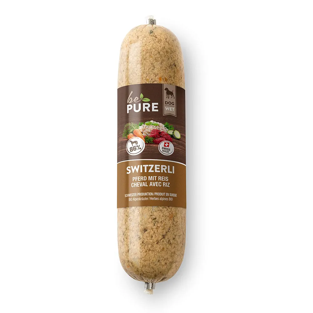 bePure Switzerli mit Pferd und Reis