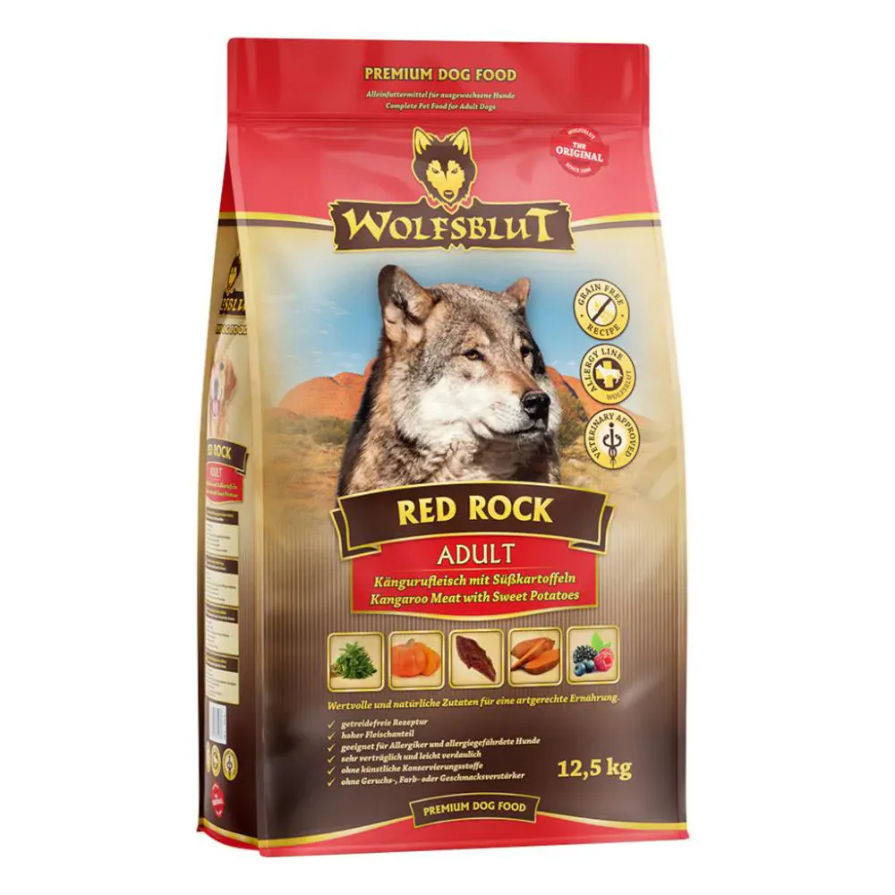 Wolfsblut Adult Red Rock Känguru mit Kürbis
