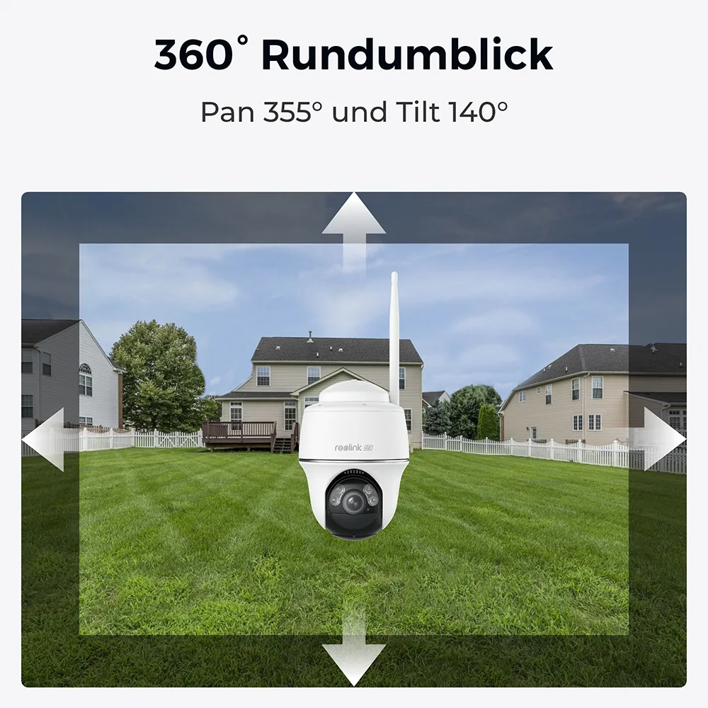 Reolink Argus B440 mit Solarpanel 2 und 64GB microSD-Karte