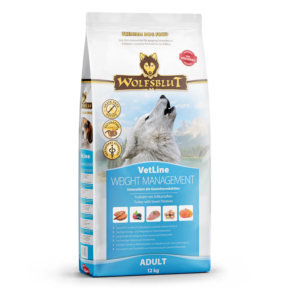 Wolfsblut VetLine Weight Management Adult Truthahn mit Süsskartoffeln
