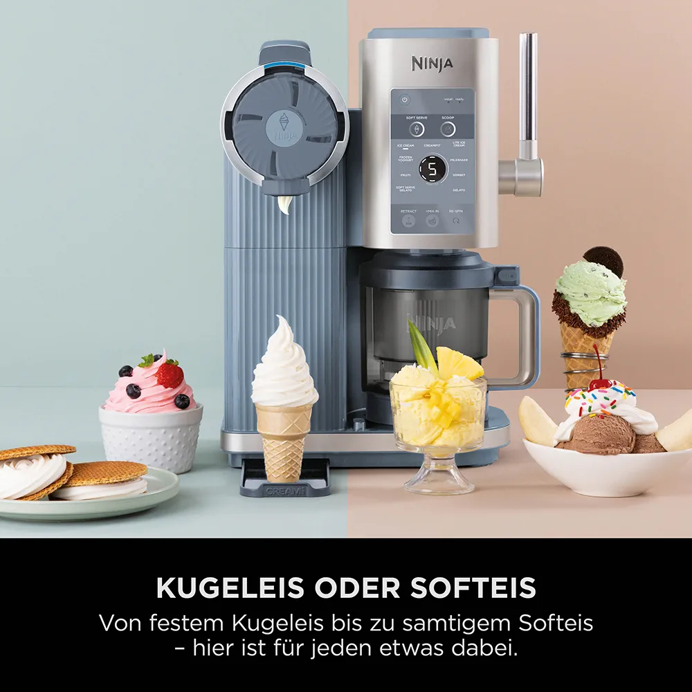 Ninja Creami Swirl - 13-in-1 Softeis- und Eismaschine NC702CH